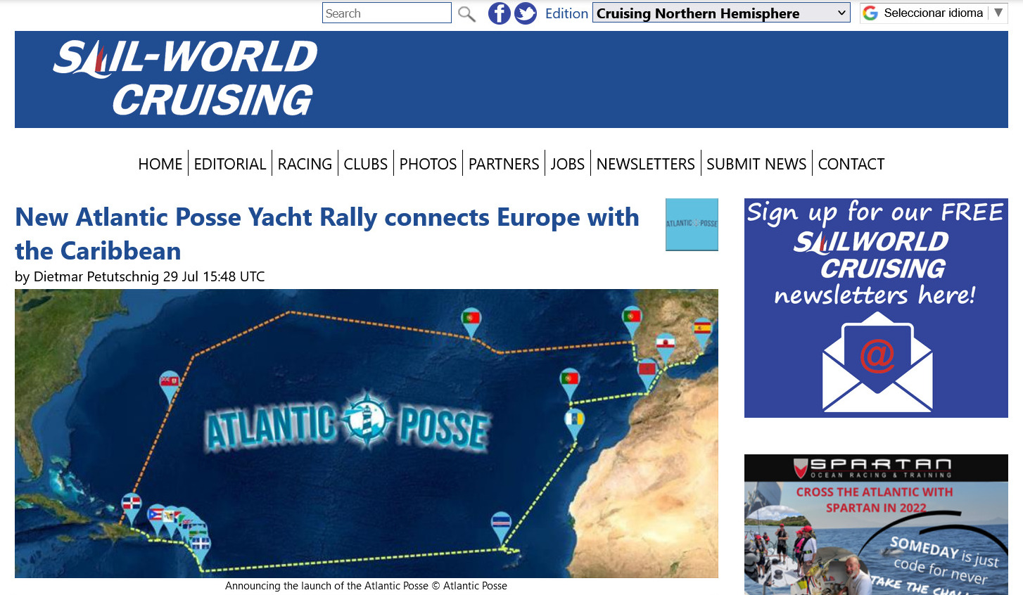 sailworldcruising.com 29 Jul 15:48 UTC New Atlantic Posse Yacht Rally